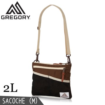 【GREGORY 美國 2L SACOCHE斜背包M《棕/淺米黃》】109457/側背包/腰包/休閒包