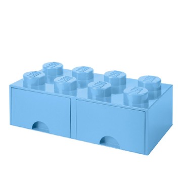 Room Copenhagen 樂高 LEGO 八凸抽屜收納箱-淺藍色(40061736)
