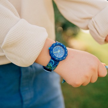 FlikFlak 兒童手錶 RIDE ALONG 兒童禮物/安全防水/瑞士製造 FPSP065 (34.75mm)