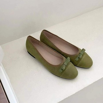 磨砂低跟單鞋511432