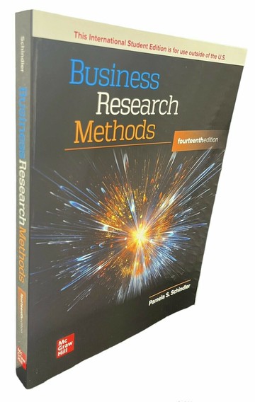Business Research Methods 14/e 14/e Schindler 2023 McGraw-Hill