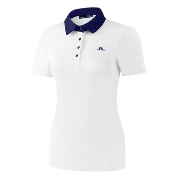 【跨境】J 高爾夫短袖女士夏季POLO衫 Golf 彈力透氣運動t恤#2301