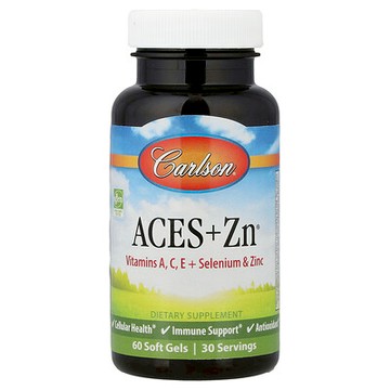 Carlson, Aces + Zn®，60 粒軟膠囊