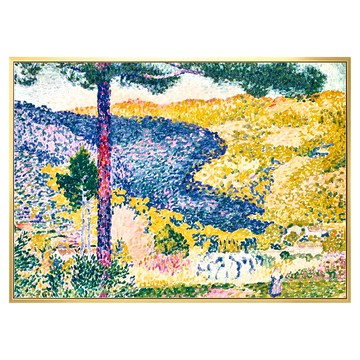 菠蘿選畫所 亨利．愛德蒙．克羅斯 山上的陰影II AVAR5756G  70 x 50cm  金色