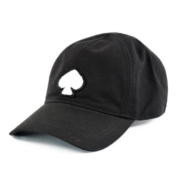 KATE SPADE 經典桃心棒球帽-黑色