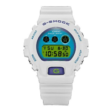 CASIO 卡西歐 DW-6900RCS-7 6900 系列 流行色彩風格設計腕錶 鮮豔藍 50mm｜樂天領券現折★全館特惠中★指定刷卡回饋10%