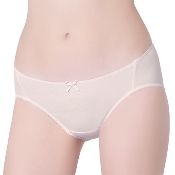 SWEAR 思薇爾 快樂FUN系列 M-XL 素面 低腰 三角 女內褲 (春日粉)