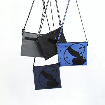 向下熊貓刺繡/刺繡