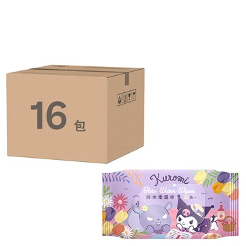 KUROMI 酷洛米 純水柔濕巾  20張  16包