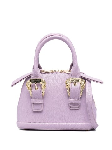 Versace Jeans Couture - faux leather mini tote bag - women - Polyester/Polyurethane Resin/Polyester - One Size - Purple