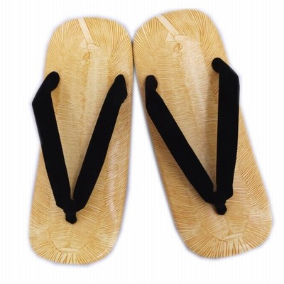 雪駄 メンズ 男性 紳士用 ライト底 黄畳台黒鼻緒 ｍ 24cm ｌ 25cm 浴衣 着物 日本製 通販 Lineポイント最大get Lineショッピング