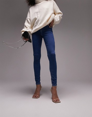 Topshop Joni jean in mid blue