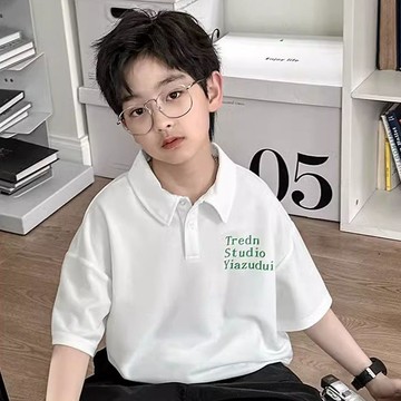 Healthy baby 男童短袖Polo衫夏季兒童韓版流行翻領中大童帥氣時尚外穿潮流 男童短袖 男童Polo衫