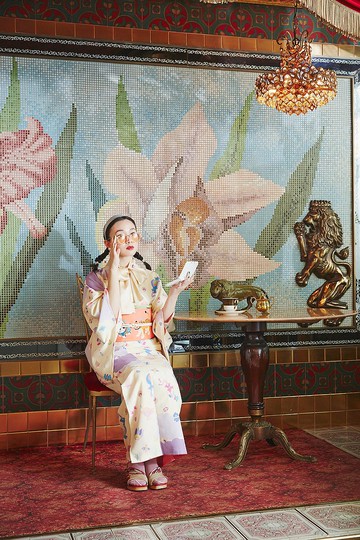 gotcha! 聚酯纖維袷和服 (接單生產・約需90日交貨)