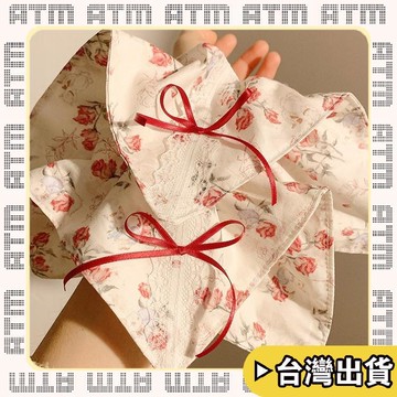 🔥臺灣出貨🔥可開發票✅輕飾時光法式玫瑰蝴蝶結方巾大腸髮圈女高級感慵懶風超大號髮飾扎頭髮頭繩