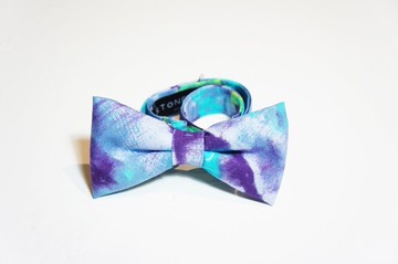 Stone as chic 渲染彩虹 啾啾 領結 bow Tie