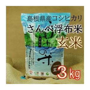 令和５年度収穫３キロ　さんべ浮布米　ファーム浮布　-ファーム浮布直送-