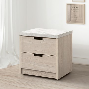 直人木業-COFFEE淺桐木48公分床頭櫃