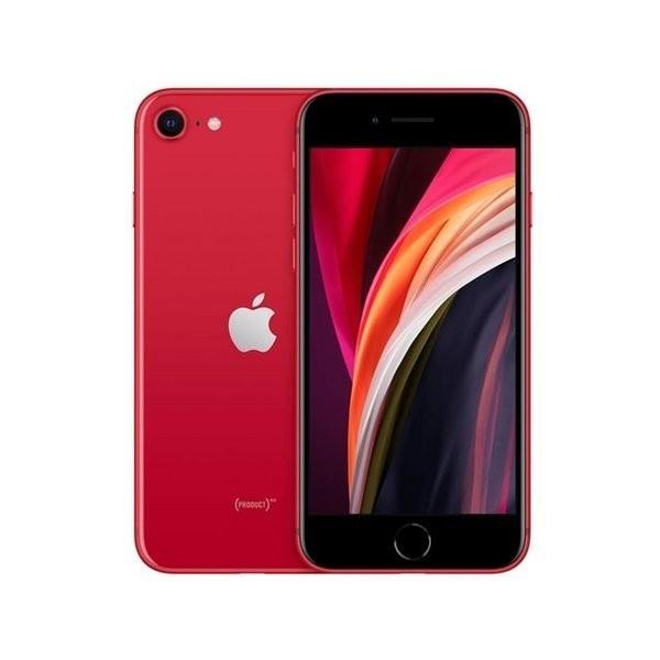 ☆未使用品 iPhoneSE2 64GB SIMフリーレッドMHGR3J/A A2296 ☆ガラス ...