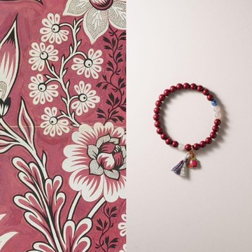 原創手工十二生肖硃砂手串蛇年本命年手鏈