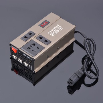 【台灣公司 可開發票】逆變寶電動車逆變器48V60V72V直流電轉220V交流電插座電源轉換器