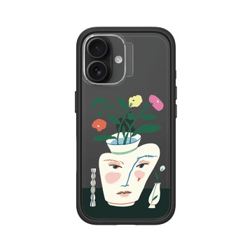 iPhone 16 Mod NX 黑 - Livia Fălcaru - 花瓶有張臉