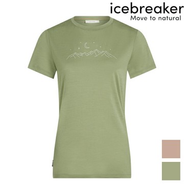 Icebreaker Tech Lite III 女款 圓領短袖上衣-150 星空閃耀 0A576M