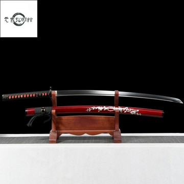招財劍 刀劍彈簧鋼手工鍛打Katana日式指揮居閤刀寶劍冷兵器未開刃