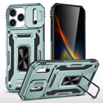 硬核軍事殼 指環支架 推窗防摔 手機殼 適用iPhone 17 16 15 14 13 12 11 Promax 防摔殼