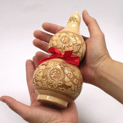 ひょうたん　瓢箪　大瓢　無病息災　置物　縁起物 ひょうたん 瓢箪 特大 大瓢 無病息災 置物 縁起物 - メルカリ