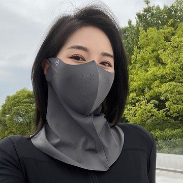 賣場滿150出貨🔥臺灣出貨🔥3d護頸麵罩UPF防紫外綫女臉基尼開車冰絲透氣夏季全臉