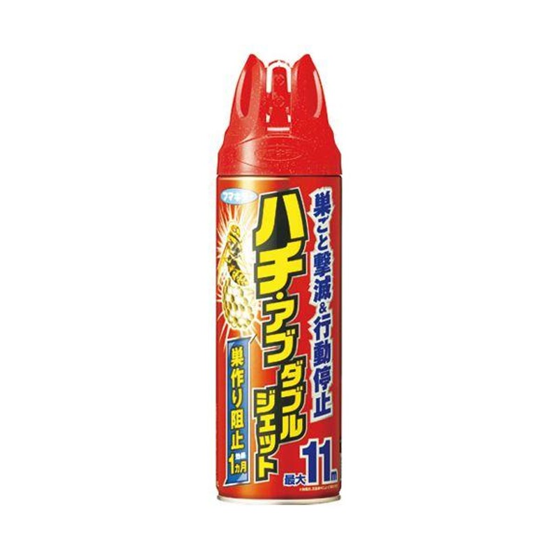 まとめ） フマキラー ハチ・アブ ダブルジェット 450mL〔×10セット