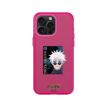 iPhone 15 Pro Max Clear 粉漾桃 - Jujutsu Kaisen 咒術迴戰 S2 - 懷玉・玉折角色系列-五條悟