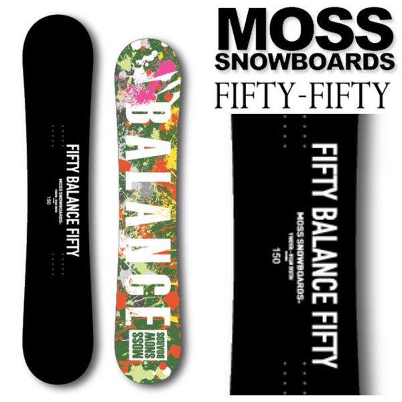 22-23 MOSS  FIFTY-FIFTY 153 モス　グラトリ板　スノボmoss