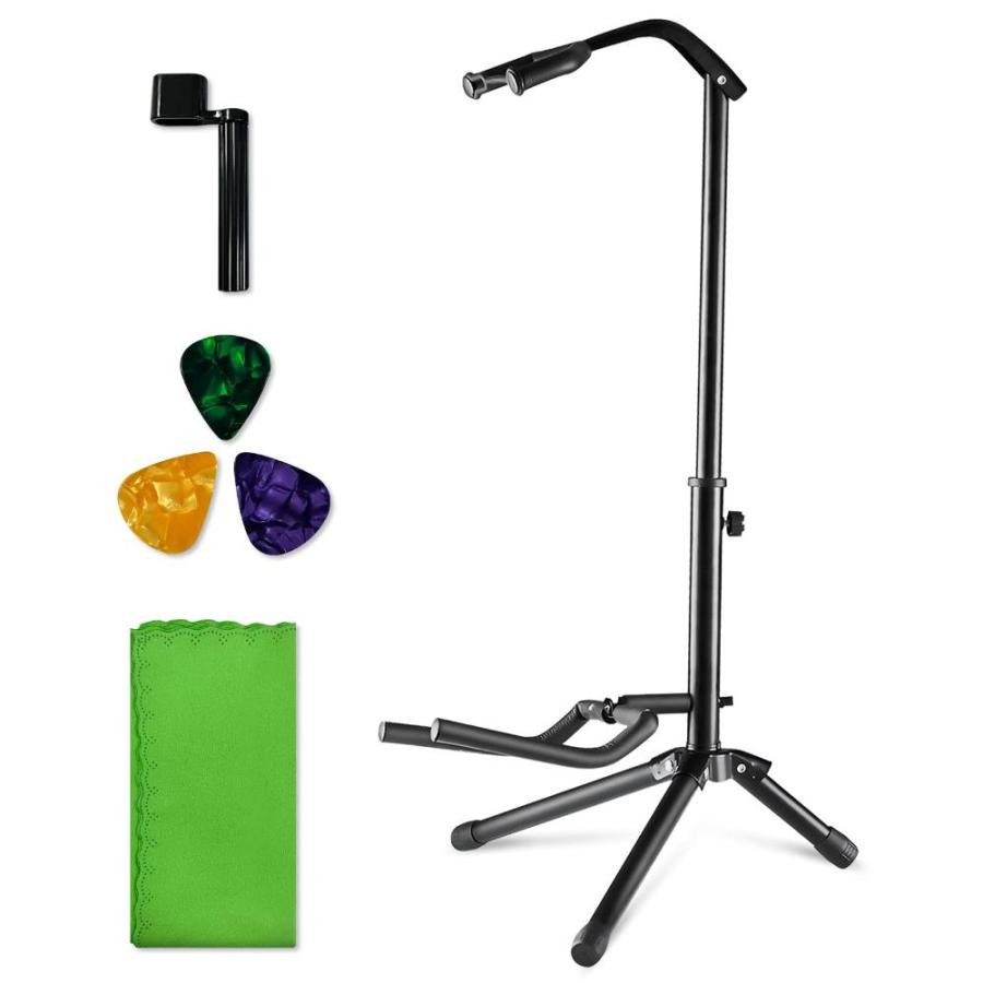 Guitar Stand with Neck Holder Rotate to Adjust Height from 22.4 to 32 Inch