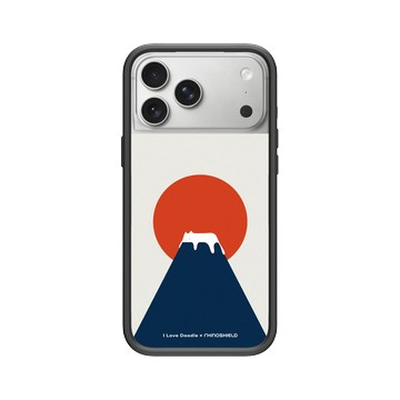 iPhone 17 Pro Max Mod NX -邊框背蓋組合 (相機按鈕) 黑 - ilovedoodle (Lim Heng Swee) - Cat Landscape - Fuji 富士山