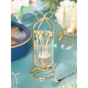 BSD水果叉套裝創意可愛家用不銹鋼甜品叉蛋糕叉水果插勺子水果簽