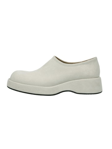 Earth Loafer Plain Shoes _ Grey