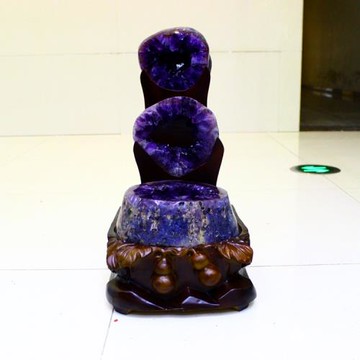 永韻 批發天然紫水晶洞擺件 紫晶洞 瑪瑙洞水晶洞 紫色原石錢袋子