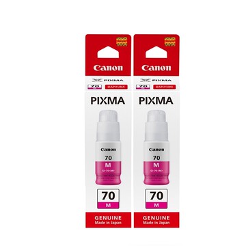 滿額現折180★Canon GI-70 M 原廠紅色墨水匣 2入組  適用 GM2070 G5070 G6070