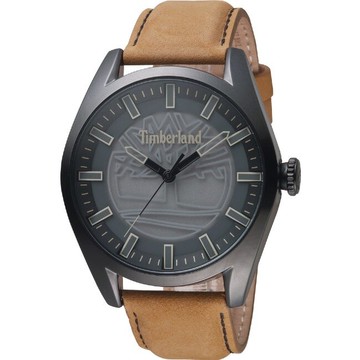 Timberland 天柏嵐 TBL.16005JYB/13 簡單經典大LOGO時尚腕錶/灰面 46mm｜樂天全館特惠中★指定刷卡回饋10%