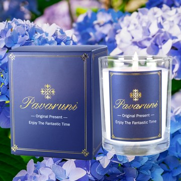 【美國Pavaruni】香薰蠟燭禮盒夜曲100種香味透明杯無瑕大豆植物蠟燭香氛蠟燭