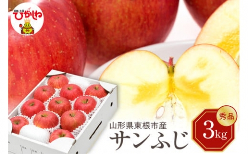 りんご サンふじ 3kg(秀品)　東根農産センター提供
