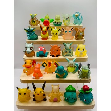 老吉科🌲 日本任天堂 萬代BANDAI 寶可夢 正版中古 絕版 透明指偶 初代 第一世代 關東地區 公仔 盒玩