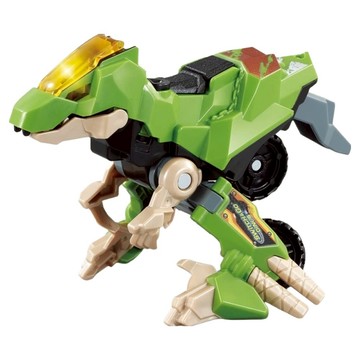 vtech 偉易達 聲光變形恐龍車  迅猛龍 班奈特 綠色  1個