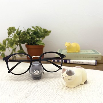 日本DECOLE 辦公桌好物 - 香箱座的貓貓眼鏡架