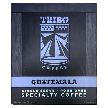 TRIBO COFFEE 瓜地馬拉 安提瓜 濾掛式咖啡 口感獨特細膩 香氣豐富有層次  11g  5包  1盒