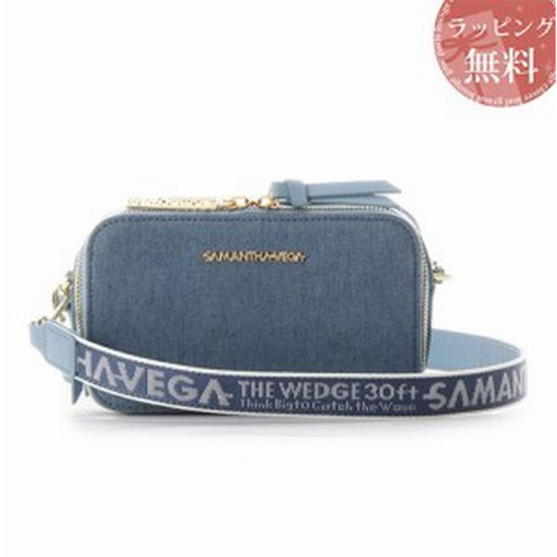 サマンサタバサ バッグ ショルダーバッグ デニムロゴベルトショルダーバッグ ブリーチデニム Samantha Vega 通販 Lineポイント最大1 0 Get Lineショッピング