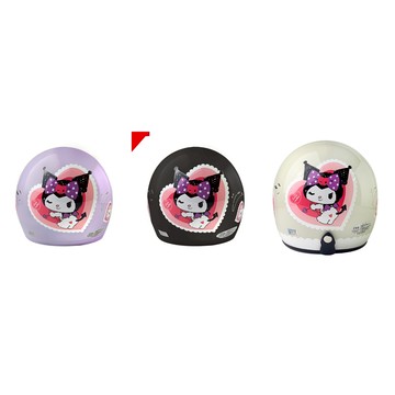 3/4罩兒童安全帽 庫洛米 台灣製造 小童安全帽 正版卡通授權 愛心酷洛米 卡通安全帽 CA002/CA003