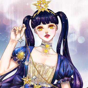 閃閃小星星貼紙 (7色)